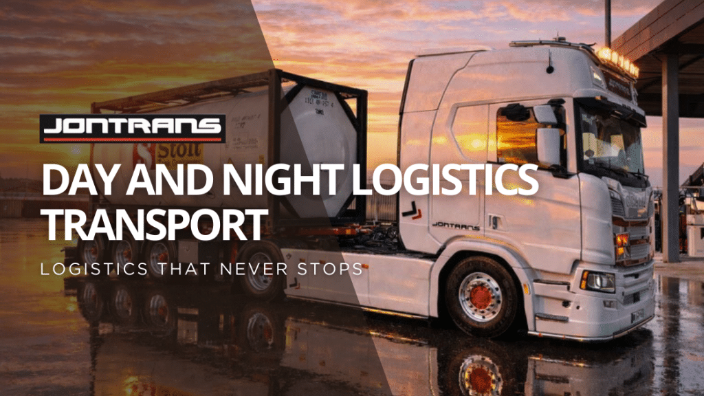 Day and night logistics transport : the Jontrans standard without interruption