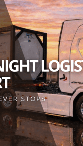 Day and night logistics transport : the Jontrans standard without interruption