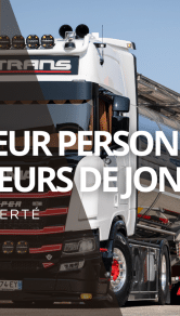 Tracteur routier personnalisé : l’image de marque de Jontrans sur la route