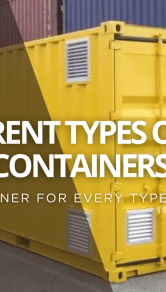 The Different Types of Shipping Containers